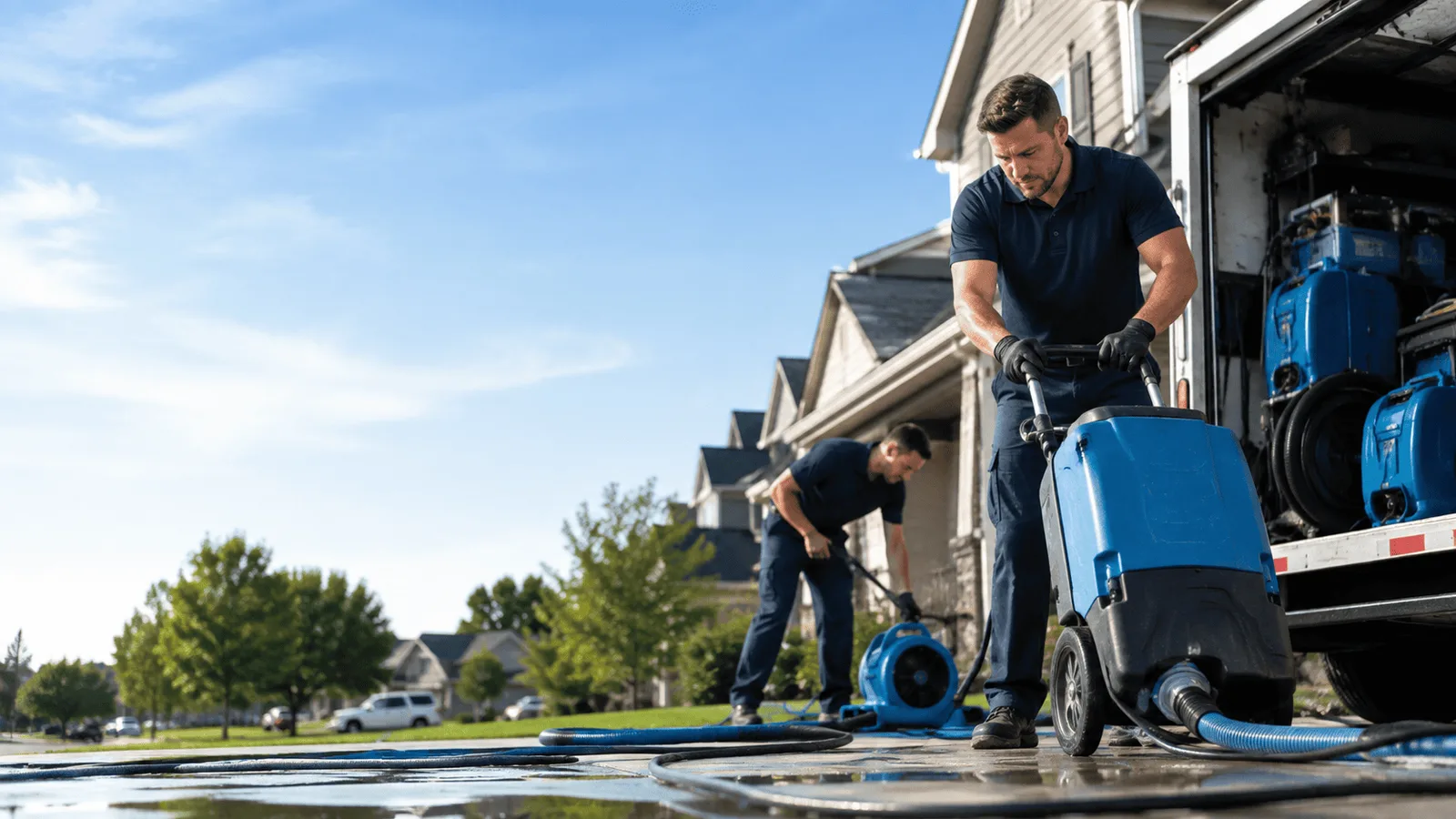 Structural Drying being performed in Swedesboro, NJ